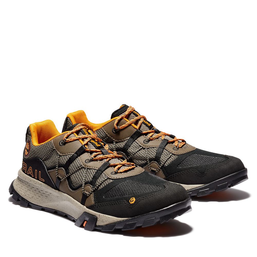 Zapatos de Montaña Timberland Hombre Garrison Trail Bajas Negras/Marrones - Chile PYC-701632